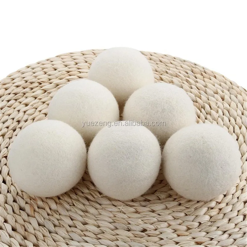 

wholesale new zealand sheep laundry wool dryer ball for dryer set, White, colors(customized as your requirement)