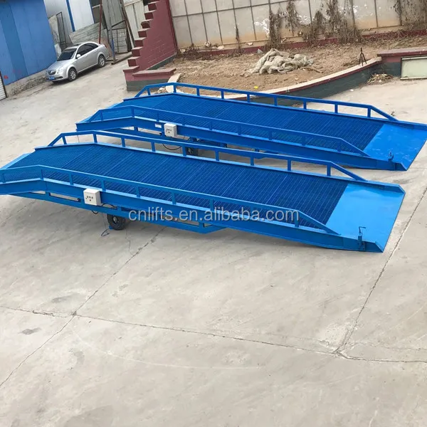 Ce Container Load Ramp Truck Unloading Equipment Mobile Yard Ramp - Buy ...