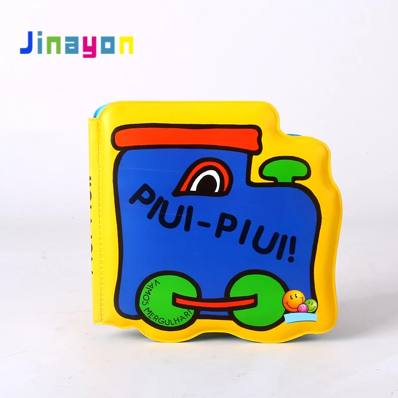 
Jinayon New Custom Children Bath Story Book for Kids Education Plastic Material Printing Book with Eva Waterproof 
