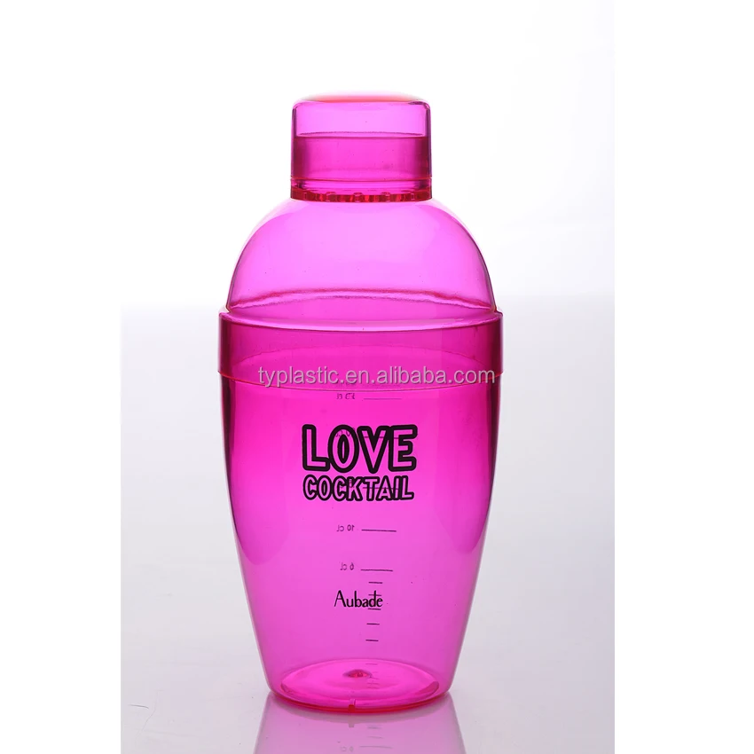 12OZ plastic cocktail shaker bottle promotional gifts for valentine