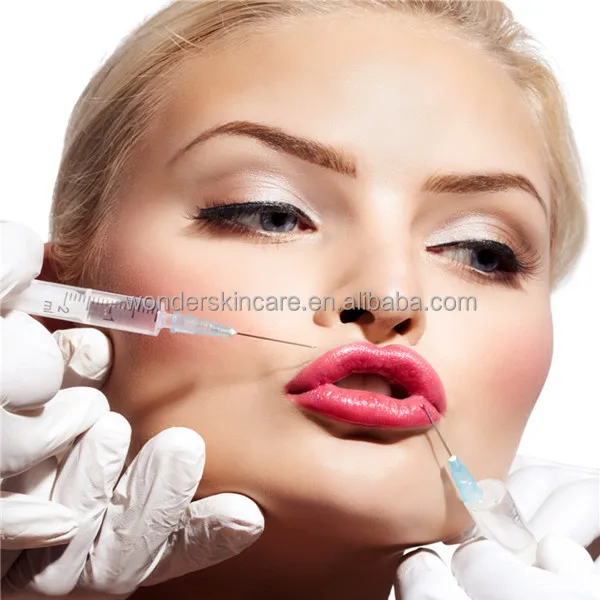 

Lips Plumper Dermal fillers Hyaluronic Acid 2ml  Injection, Transparent