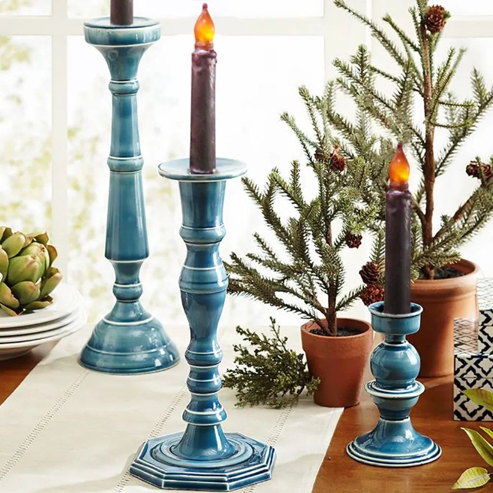 wholesale wedding decorative stick paraffin wax led taper candle