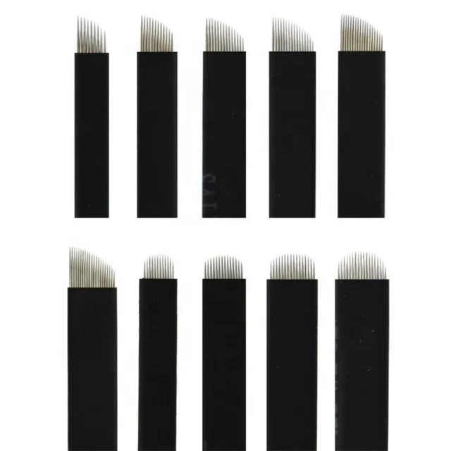 

Professional OEM service disposable eyebrow microblading needles supplies, Customized