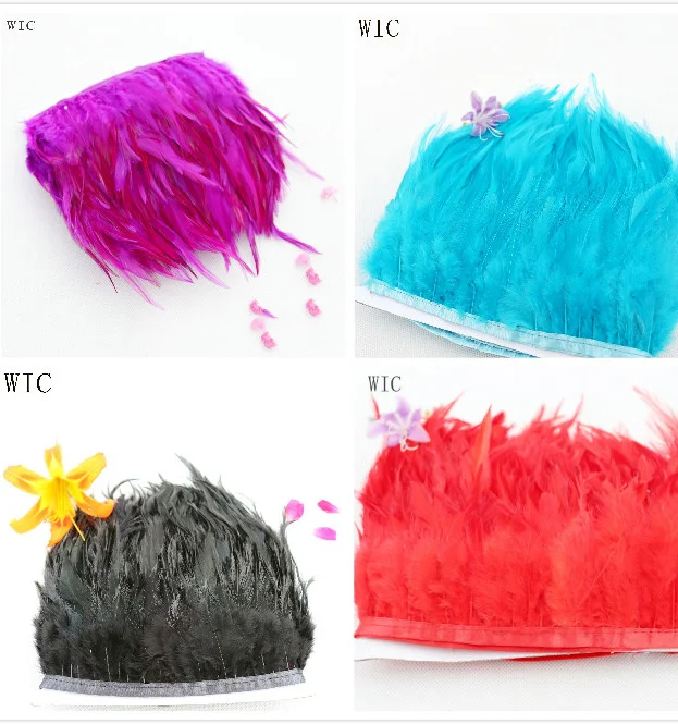 chicken feather trim