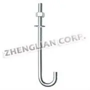 
Carbon Steel Metric J type Anchor Bolts 