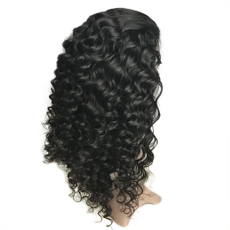 

Plucked virgin cuticle aligned vendors wholesale natural remy Unprocessed indian human hair deep curly weft frontal closure