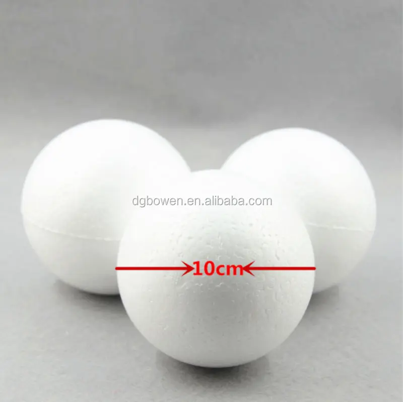 New 10cm 12cm 15cm Modelling Polystyrene Styrofoam Foam Ball White ...