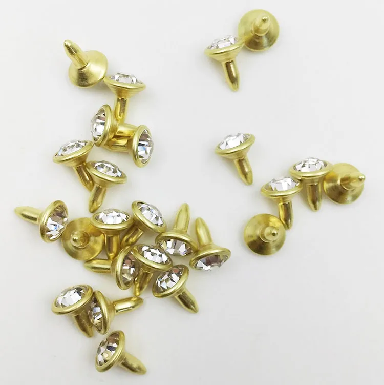 7mm Jeans And Leather Decorative Crystal Rhinestone Rivets Buy Metal