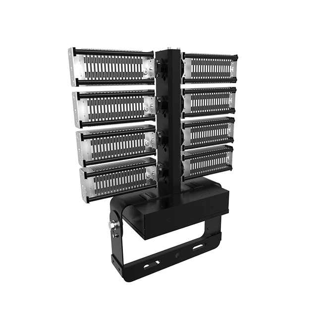 
Adjustable Angle TUV SAA Flood Lights 800W Transformer LED Stadium High Mast Pole Light waterproof IP66 Wharfs Lighting 