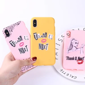 Thank You Next Ariana Grande 7 Rings Soft Silicone Candy Case Coque For iPhone 6 6S 5S SE 8 8Plus X XR XS Max 7 7Plus 8Plus