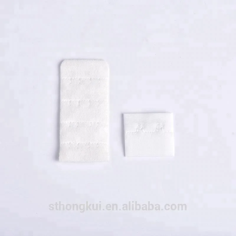 
Hot sale nylon women bra hook and eye elastic bra back extenders 2 hook 