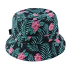 wholesale top quality flower printing custom design fisherman hat bucket hat