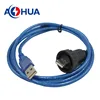 Waterproof computer USB cable connector