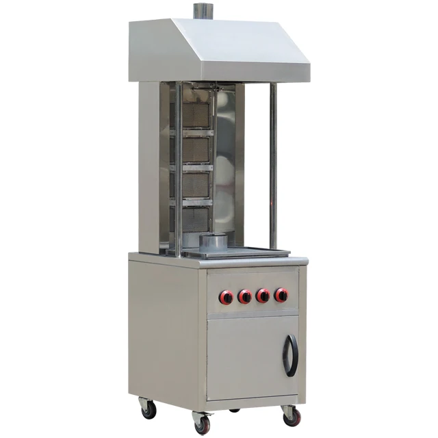 Home Use Table Top Shawarma Machine Gas Doner Kebab Gas Machine ...