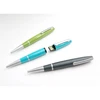 Promotion Gift Green Color Ball Point Pen Drive USB Memory