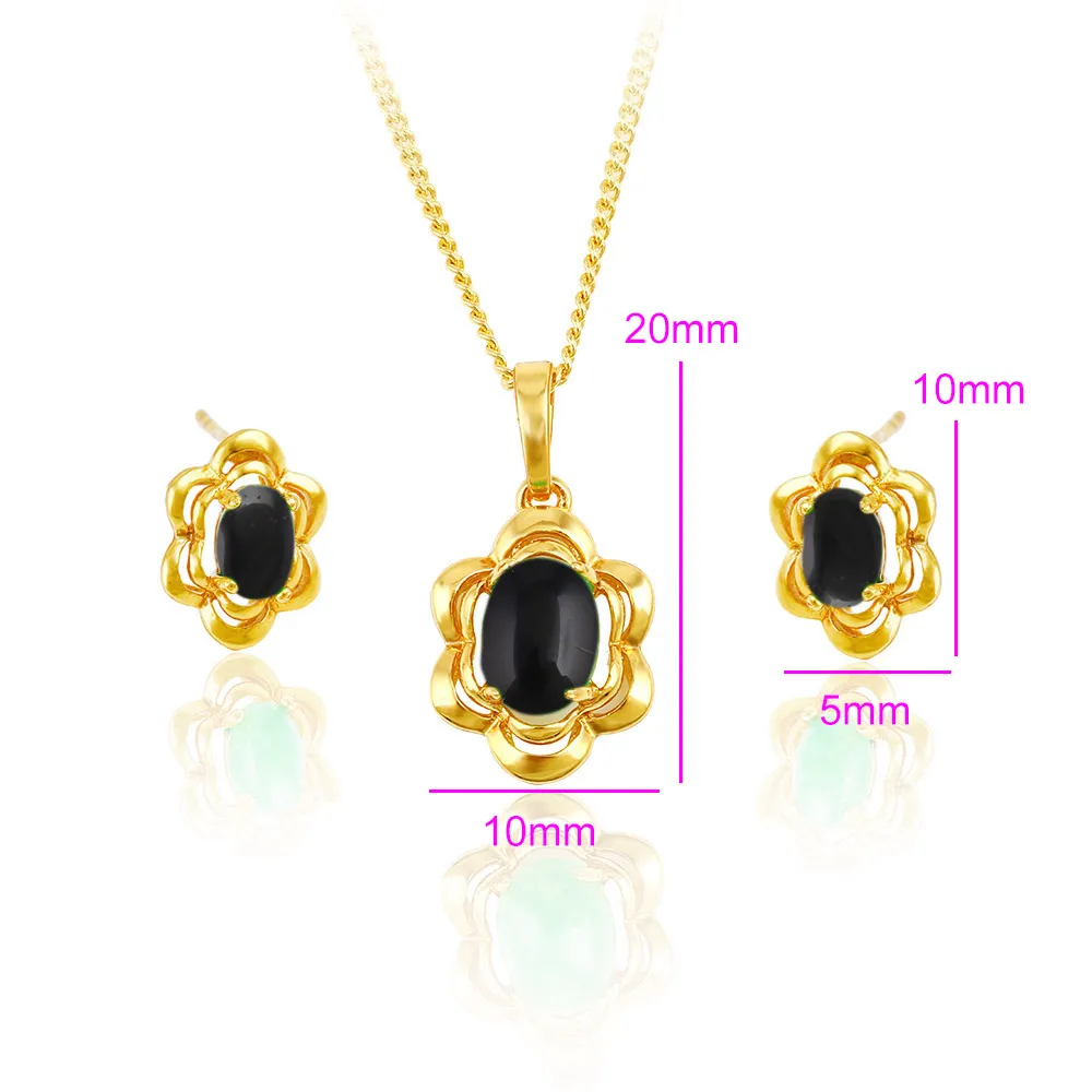 

xuping jewelry Fashion simple ideas for women earring and necklace set jewelry