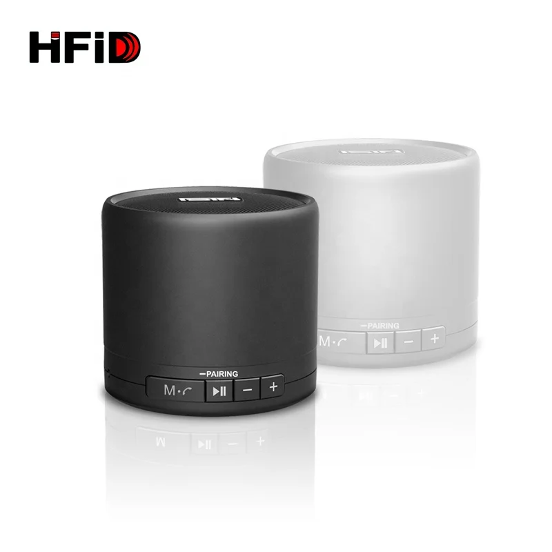 

Professional design mini bluetooth wireless portable 18KHz music player speaker, Silver;grey;black;red;etc