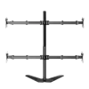 Four LCD LED Desk Top Mount Arm Monitor Stand Bracket with Tilt and Swivel