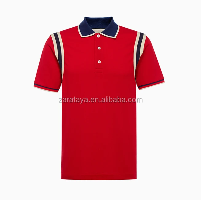 High Quality Casual Stiff Collar Pique Polo Shirt 100% Cotton - Buy ...