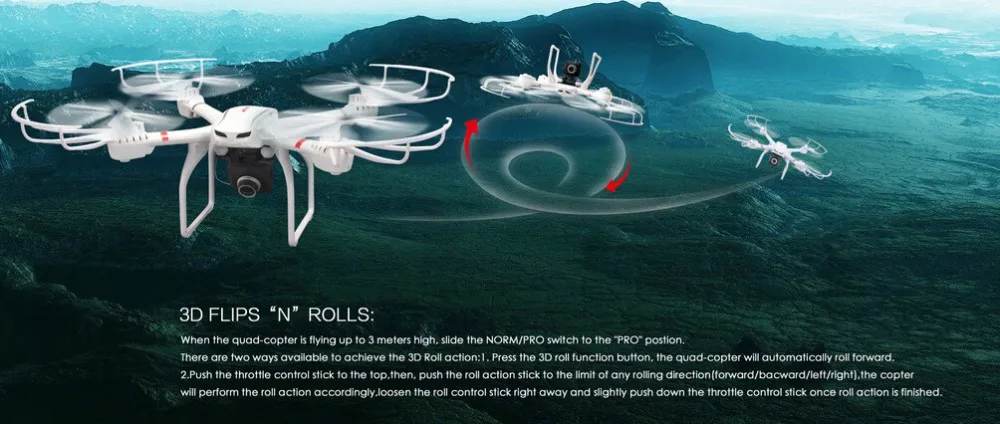 EMS MJX X101 SYNC IMAGE 2.4G RC Quadcopter Drone Rc Helicopter 6-axis Can Add