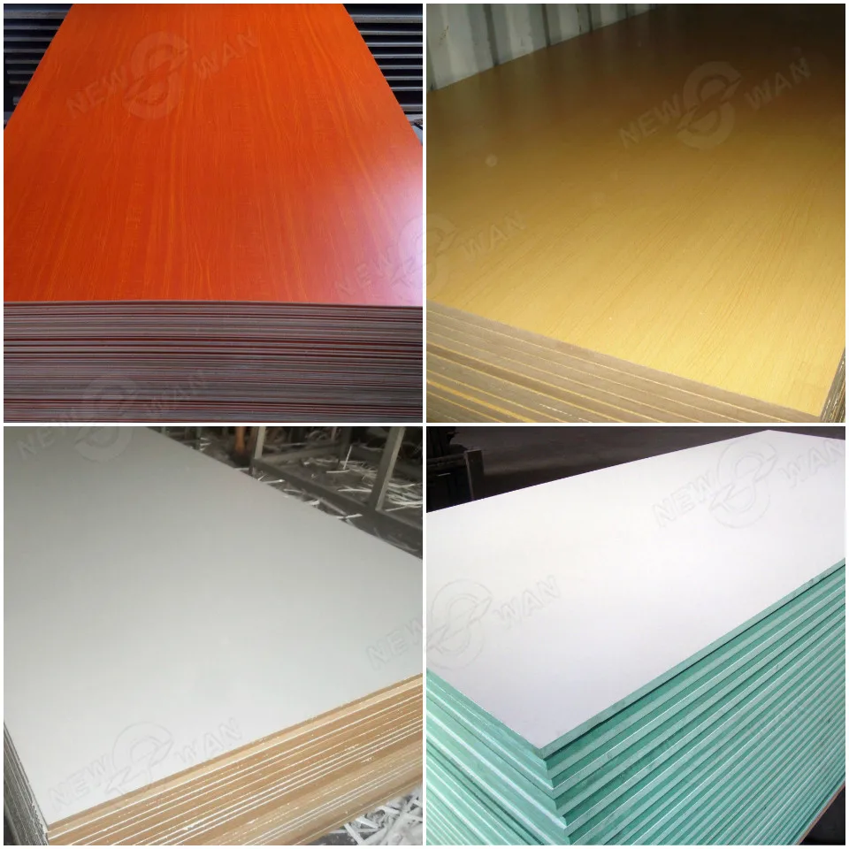 18mm Waterproof Green Mdf Board / Melamine Mdf Panel Price Buy Mdf