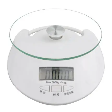

2021 New health food and vegetables weighing kitchen scales Tempered glass and ABS part household scale