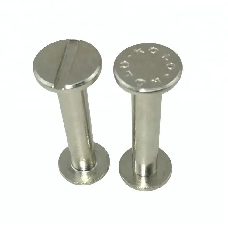 
custom copper chicago screws 