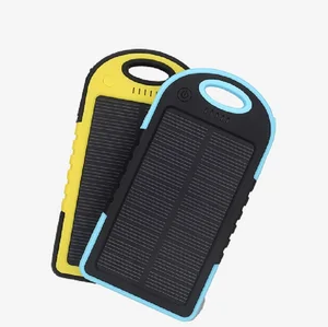 Portable 4000mAh Solar Power Bank LED Light