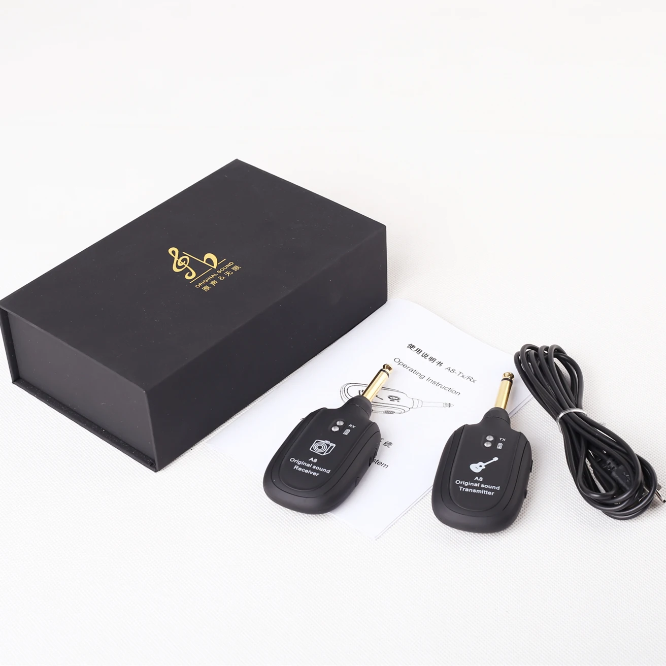 A8 Hot sale wireless guitar system Guitar Pickup Guitar wireless transmitter and receiver