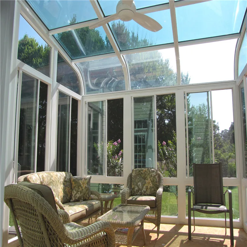 Chinese Supplier Aluminum Sunroom Panels/glass House For Sale Buy
