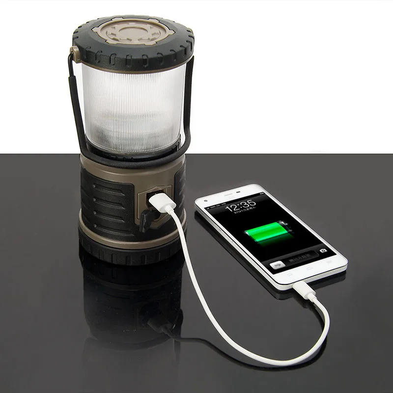 
3 LED Portable Hand-Up Solar rechargeable led camping lantern 5w 