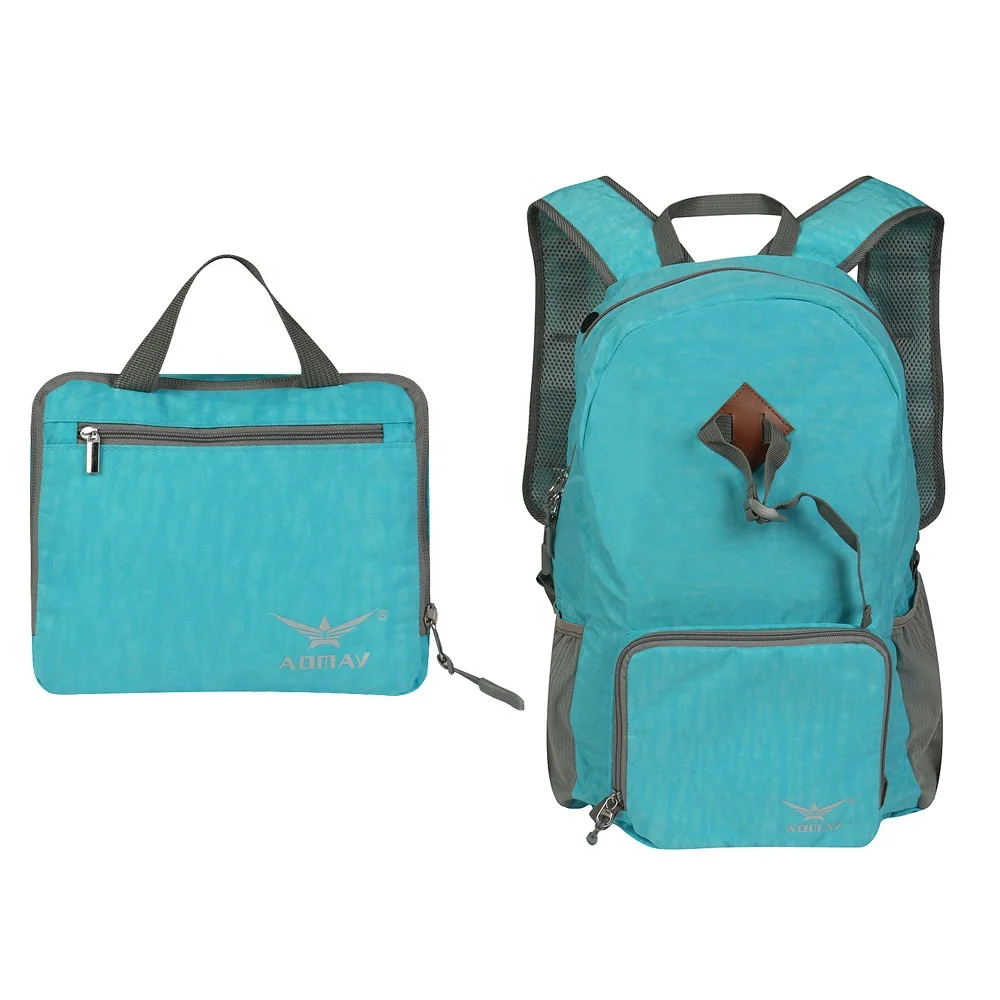 

Fuyuan ISO factory wholesale 600d polyester custom waterproof foldable backpack