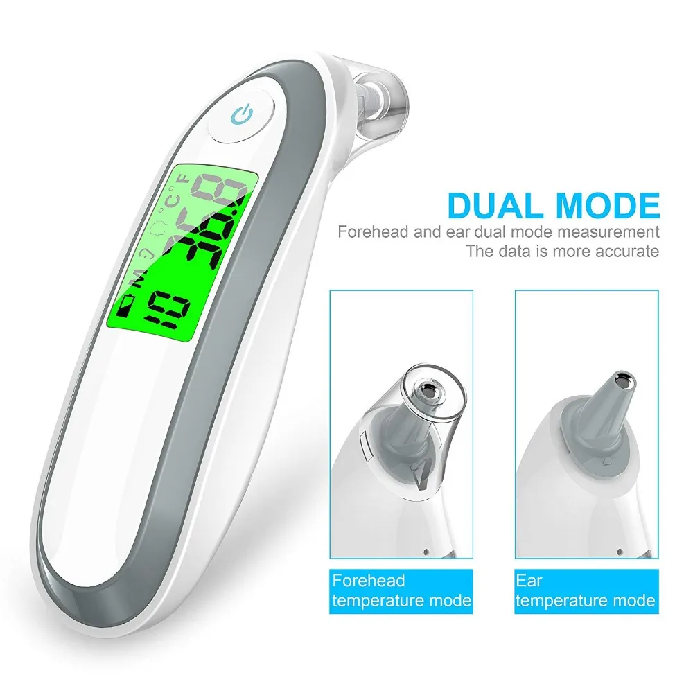 Ready to Ship FDA Approved Non Contact Forehead and Ear Baby Infrared Thermometer for Kids and Adult - KingCare | KingCare.net