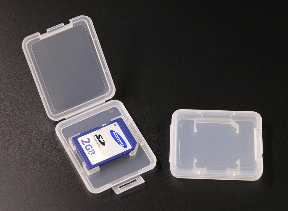 Hot Sale Clear Plastic 8 Slot Sd Memory Card Case Buy Memory Card