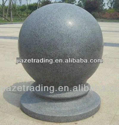 
Grey granite stone ball 