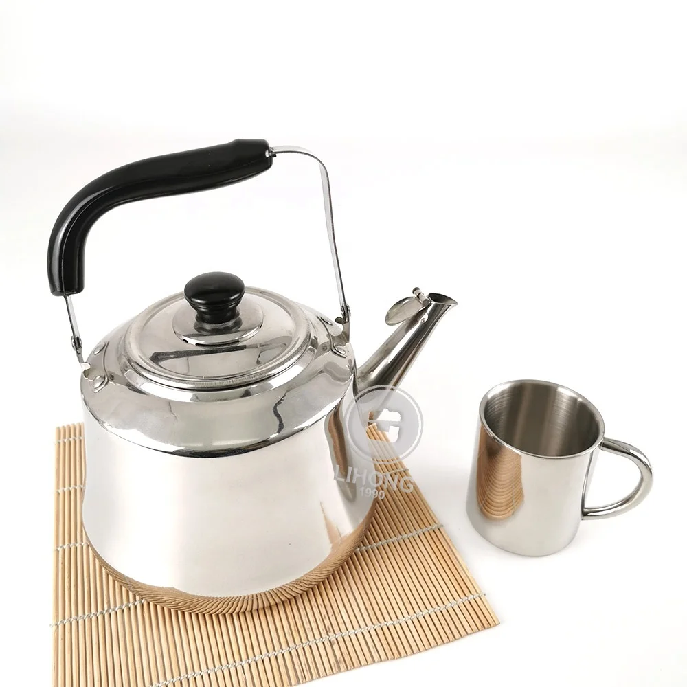 China 304 water kettle unbreakable restaurant tea pots/stainless steel tea pot