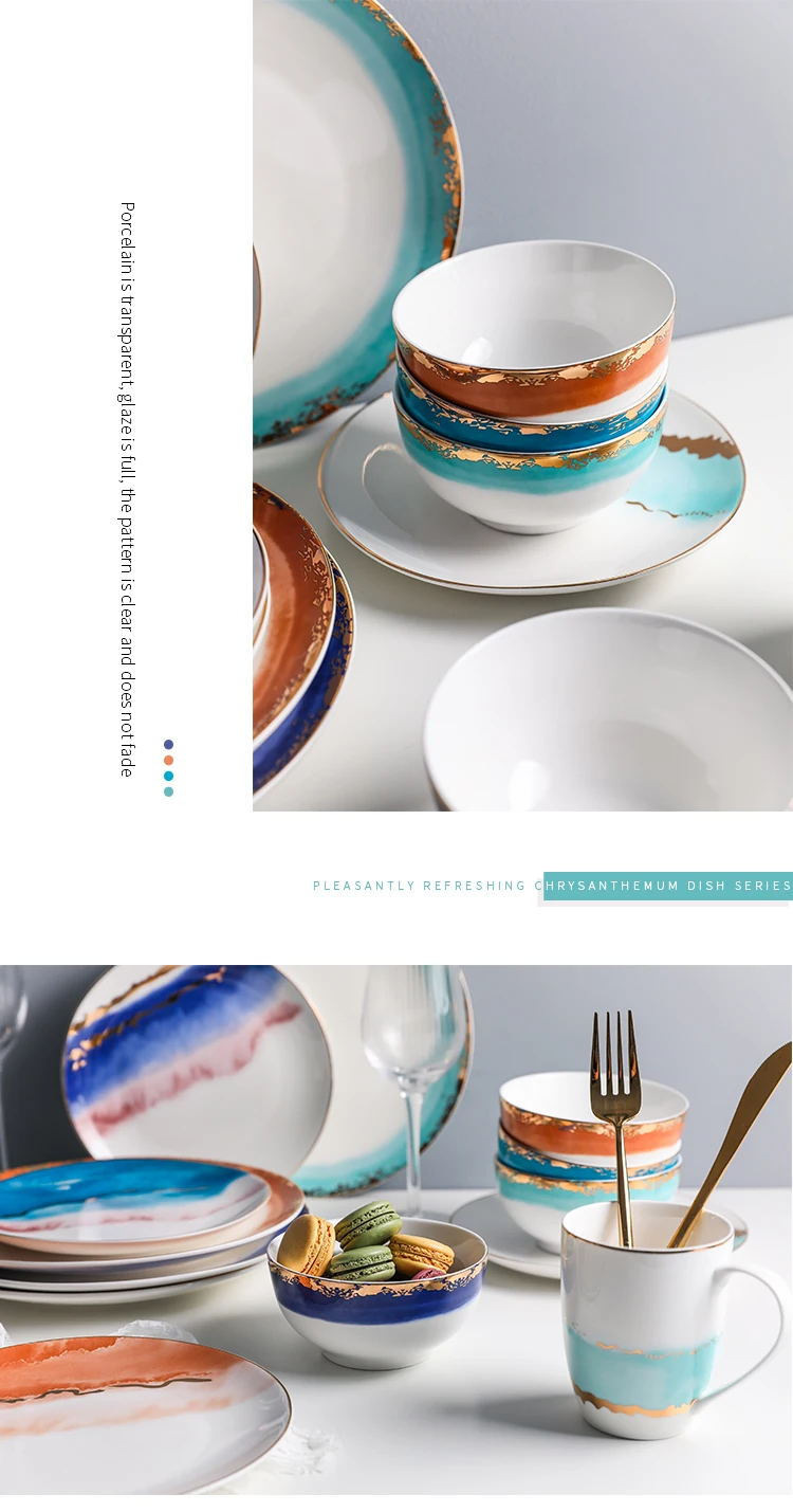 Wholesale Colorful Wedding Party Serving Dishes Set Buy Dishes Set