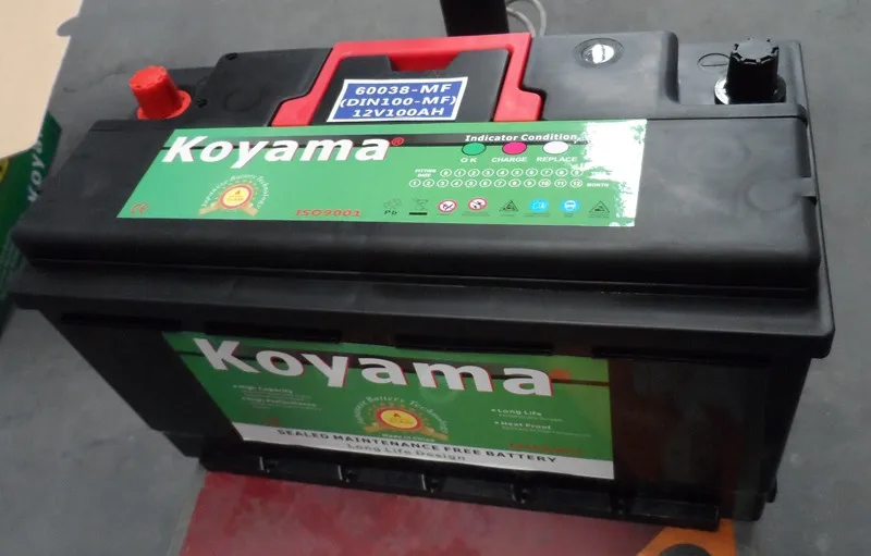 Popular Wholesales Korea Brands Car Battery 60038mf12v100ah Buy