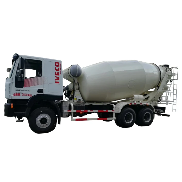 12m3 Euro 3 Iveco Truck Hongyan Truck Genlyon Concrete Elevator Diesel