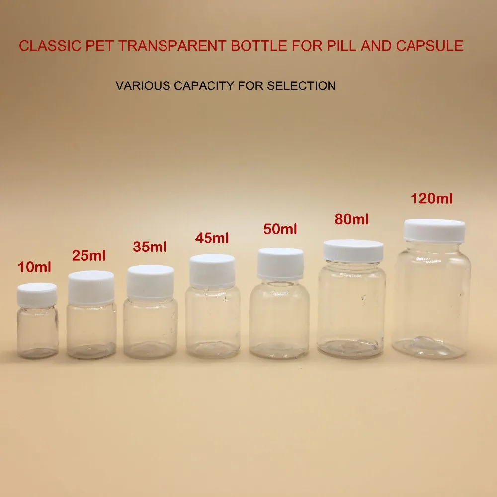 Pill Bottle Size Chart
