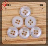 HYD Manufactures Plastic Button White Pearl Color Easy Shirt Button Cheapest Price