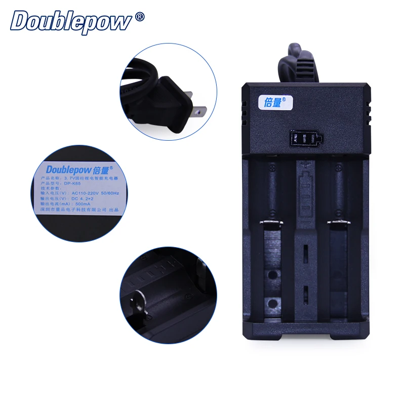 

Universal Battery Charger, Speedy Smart Charger for Rechargeable Batteries Ni-MH Ni-Cd AA AAA Li-ion LiFePO4 16340 18650