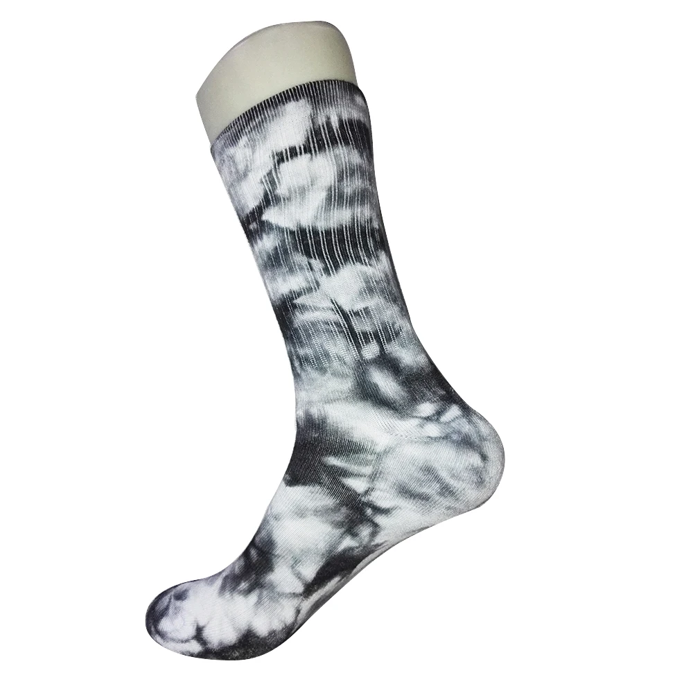 

Cotton sport tie dye digital custom print socks men, Custom color