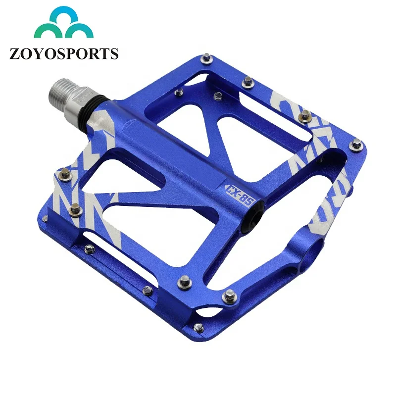 

ZOYOSPORTS Ultralight Mountain Road Bike Bicycle Pedals MTB Bike Parts Cycling Aluminum Alloy Hollow Pedal, Black, red, blue or as your request