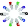 High quality usb 3.0 interface metal material swivel type one side customized logo printing 8GB usb flash key
