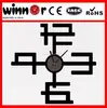 18.5" Stiker diy clock for kids,sticker wall clock,big numbers design wall clock
