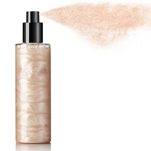 

New Arrival Liquid Highlighter Makeup Private Label Body Shimmer Oil Body And Face Highlighter Spray No Logo, 2 colors