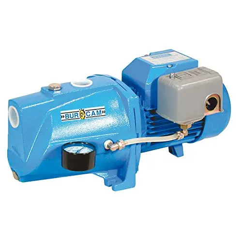 BurCam 506121S Shallow Well Cast Iron Jet Pump, 1/2 hp, 115V/230V