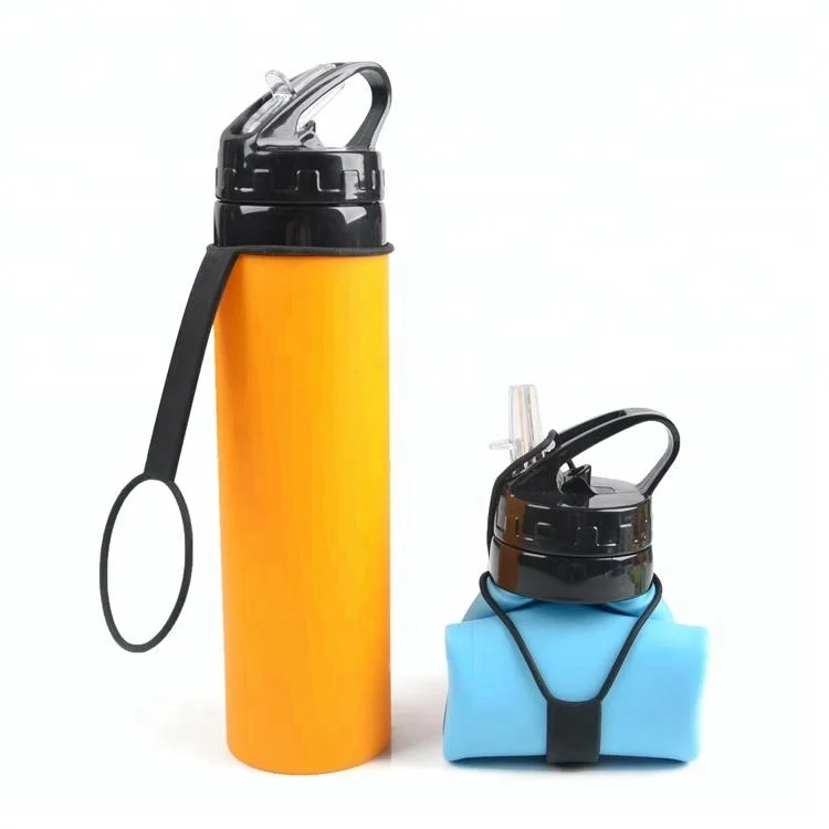 

Hot Sale Custom Collapsible Water Bottle Bicycle Kettle Cup, Customized color