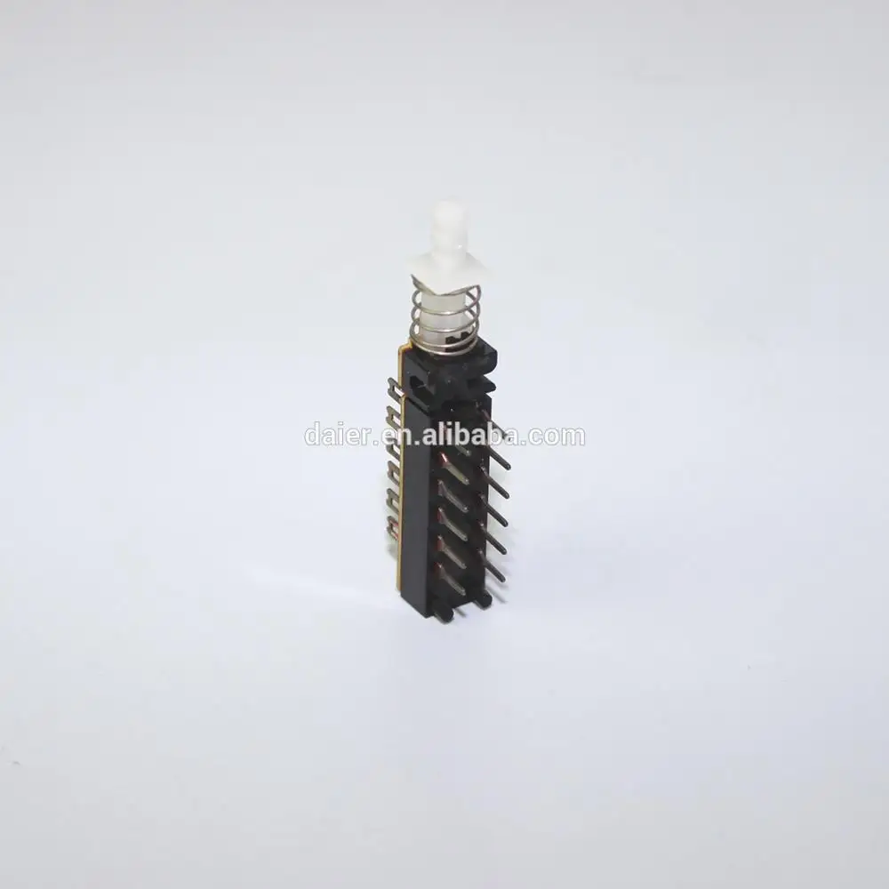 ON ON 12Pins Latching DP4T Push Switch